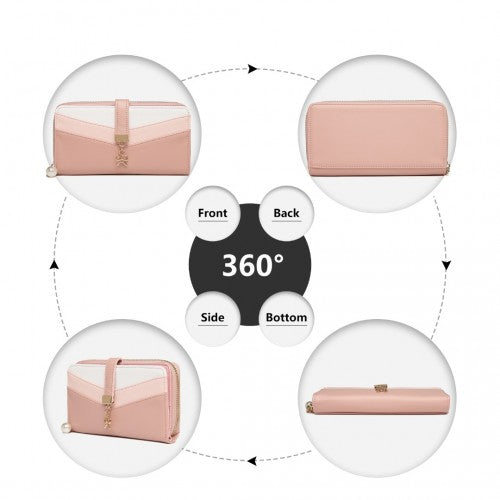 Miss Lulu Gemischte Farbe Damen Lederoptik Portemonnaie