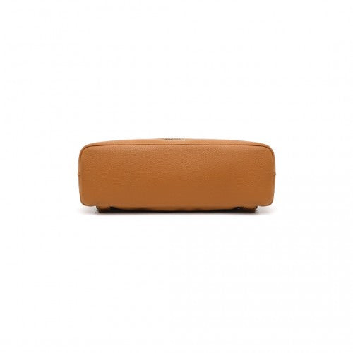 Miss Lulu Schick Minimalistisch PU-Leder Rucksack