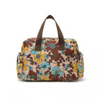 Kono Vielseitig Mehrfachtasche Reisetasche Mit Einstellbarem abnehmbarem Riemen und Blumendruck