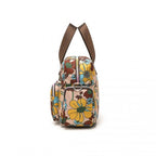 Kono Vielseitig Mehrfachtasche Reisetasche Mit Einstellbarem abnehmbarem Riemen und Blumendruck