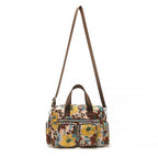 Kono Vielseitig Mehrfachtasche Reisetasche Mit Einstellbarem abnehmbarem Riemen und Blumendruck