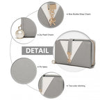 Miss Lulu Zwei Ton Damen Lederoptik Portemonnaie