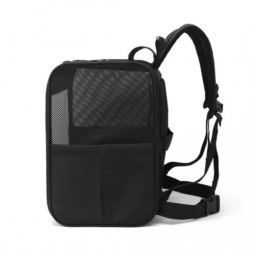 Dogat Zusammenklappbar Und Langlebig Haustier-Rucksacktrage Reisetasche für Katzen und kleine Hunde