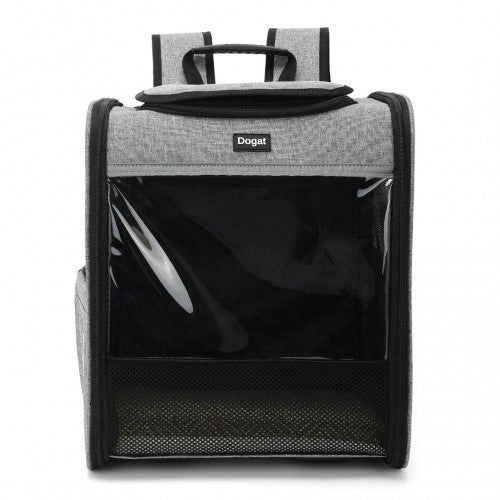 Dogat Zusammenklappbar Und Langlebig Haustier-Rucksacktrage Reisetasche für Katzen und kleine Hunde