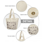 Langlebig Segeltuch Einkaufen Umhängetasche