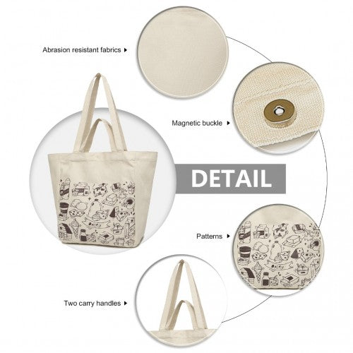 Langlebig Segeltuch Einkaufen Umhängetasche