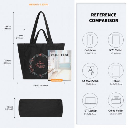 Langlebig Segeltuch Einkaufen Umhängetasche