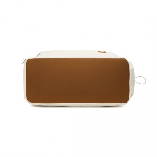 Kono Vielseitig Mehrere Fächer Reisewochenendtasche Zweiteiliges Set mit Schuhfach und Kosmetiktasche