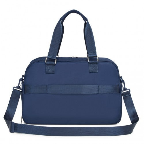 TVK2430 - Kono Multifunktionaler Reisebeutel, großer Shopper und Koffertasche mit erweiterbarem Fach und Nass/Trocken - Tasche - Marineblau