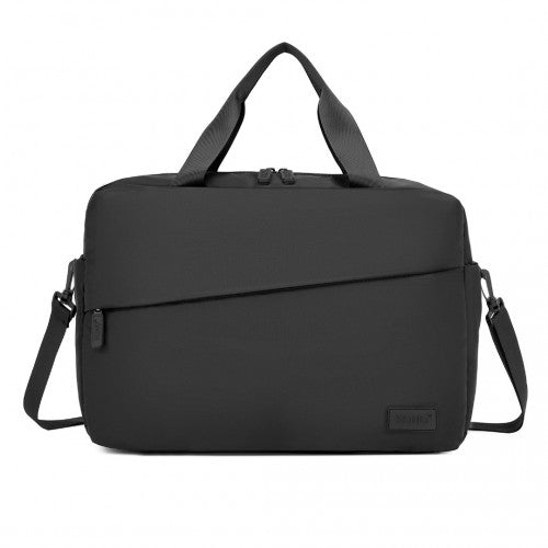 TVK2444 - Kono Wasserabweisende Reisetasche mit Laptopfach, multifunktionale Tote für Geschäftsreisen und Wochenendausflüge, große Kapazität für Männer und Frauen - Schwarz