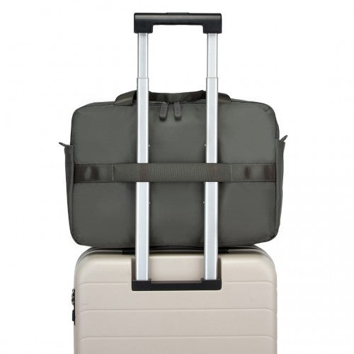 TVK2444 - Kono Wasserabweisende Reisetasche mit Laptopfach, multifunktionale Tote für Geschäftsreisen und Wochenendausflüge, große Kapazität für Männer und Frauen - Grau