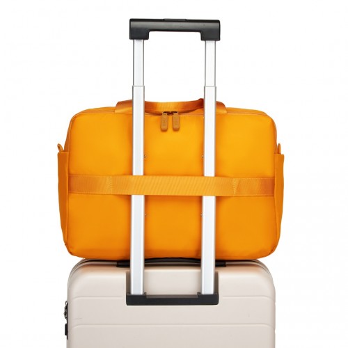 TVK2444 - Kono Wasserabweisende Reisetasche mit Laptopfach, multifunktionale Tote für Geschäftsreisen und Wochenendausflüge, große Kapazität für Männer und Frauen - Gelb