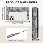 Miss Lulu Elegant Frauen Langes Portemonnaie mit Abnehmbarem Handgelenkriemen und Multi-Karten-Organizer