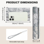 Miss Lulu Elegant Frauen Langes Portemonnaie mit Abnehmbarem Handgelenkriemen und Multi-Karten-Organizer