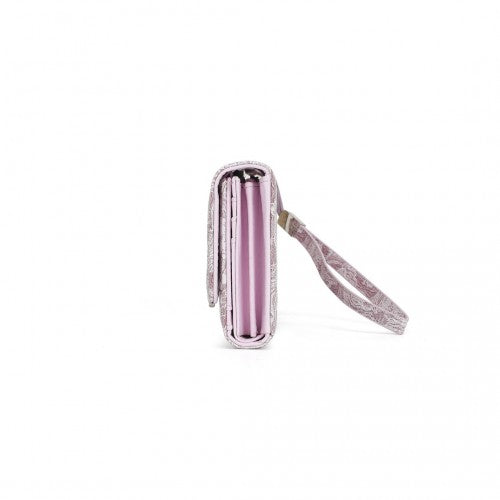 Miss Lulu Elegant Frauen Langes Portemonnaie mit Abnehmbarem Handgelenkriemen und Multi-Karten-Organizer