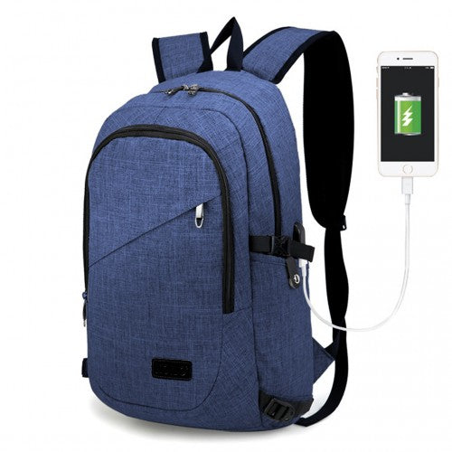 Kono Business Laptop Rucksack mit USB-Ladeanschluss